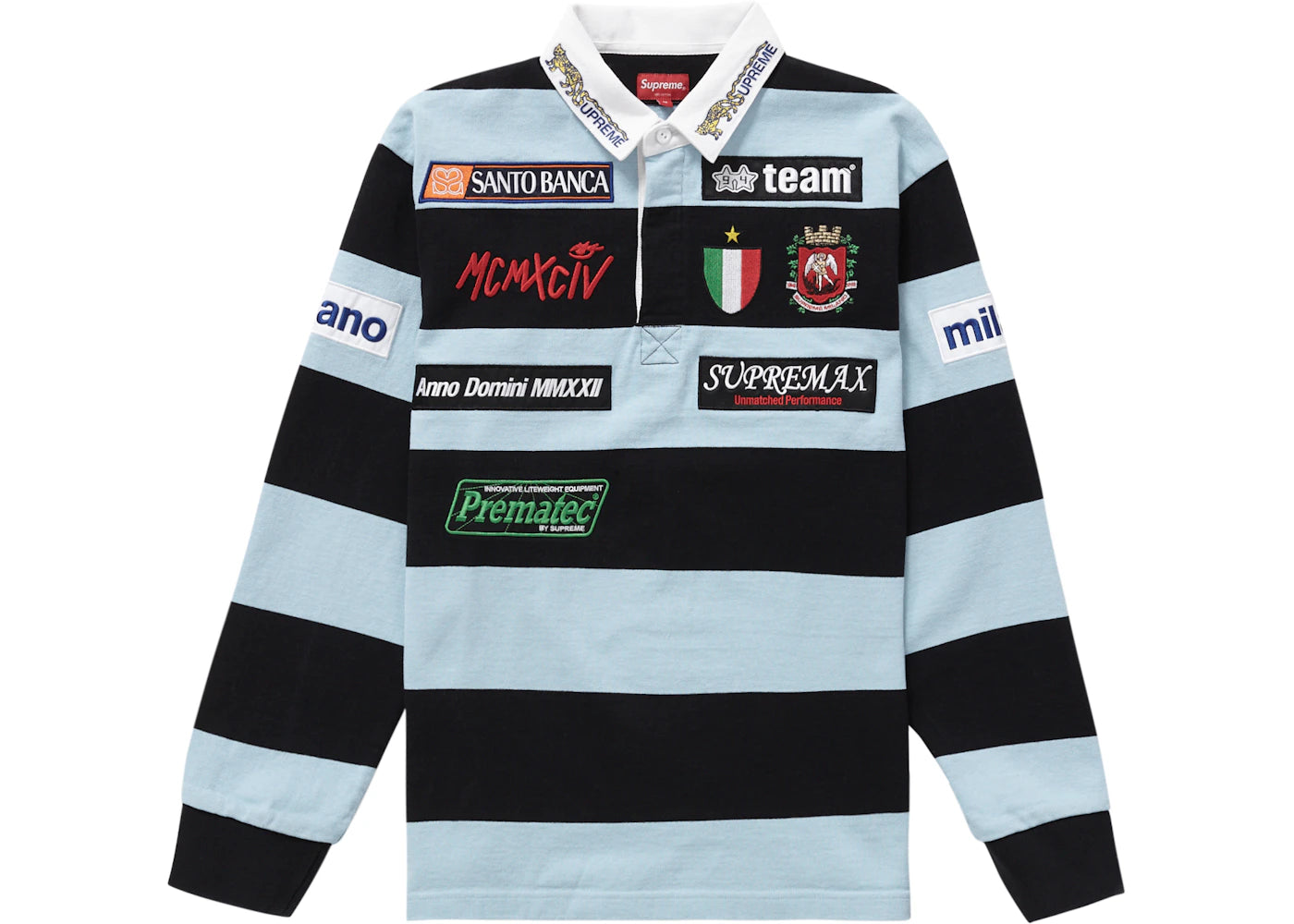 Supreme Stripe Rugby Black