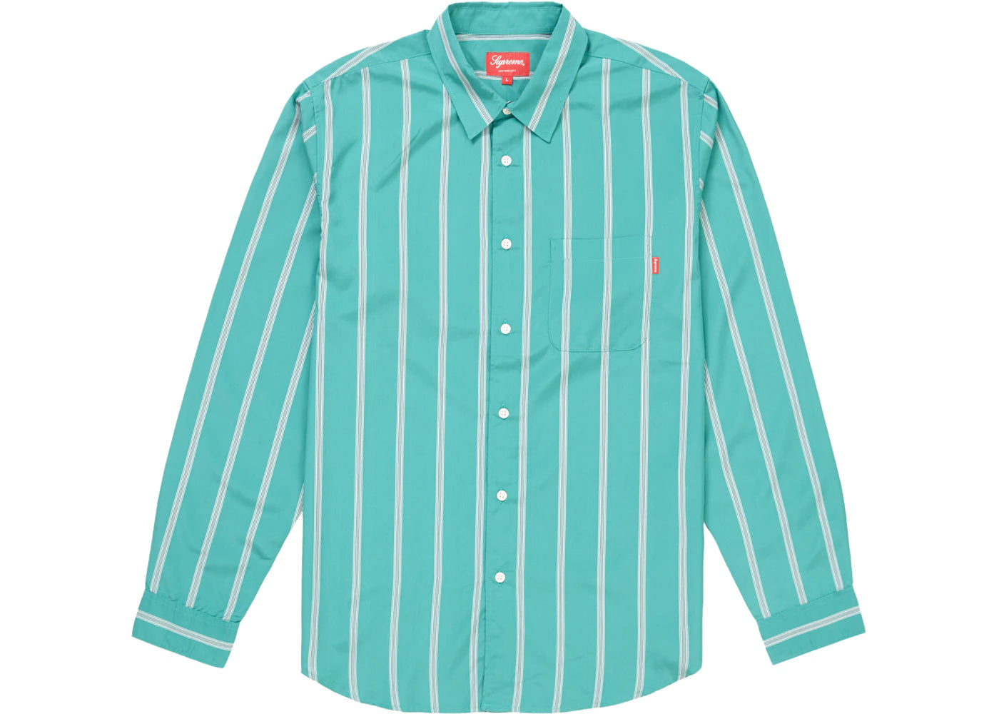 Supreme Stripe Shirt Teal