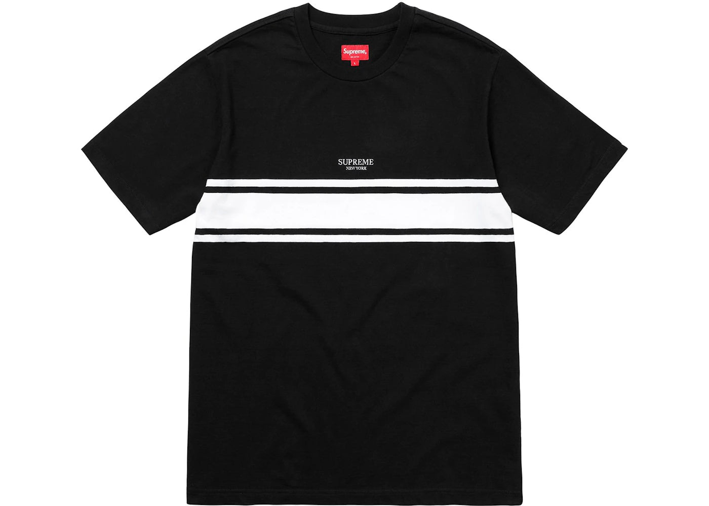 Supreme Stripe Tee Black