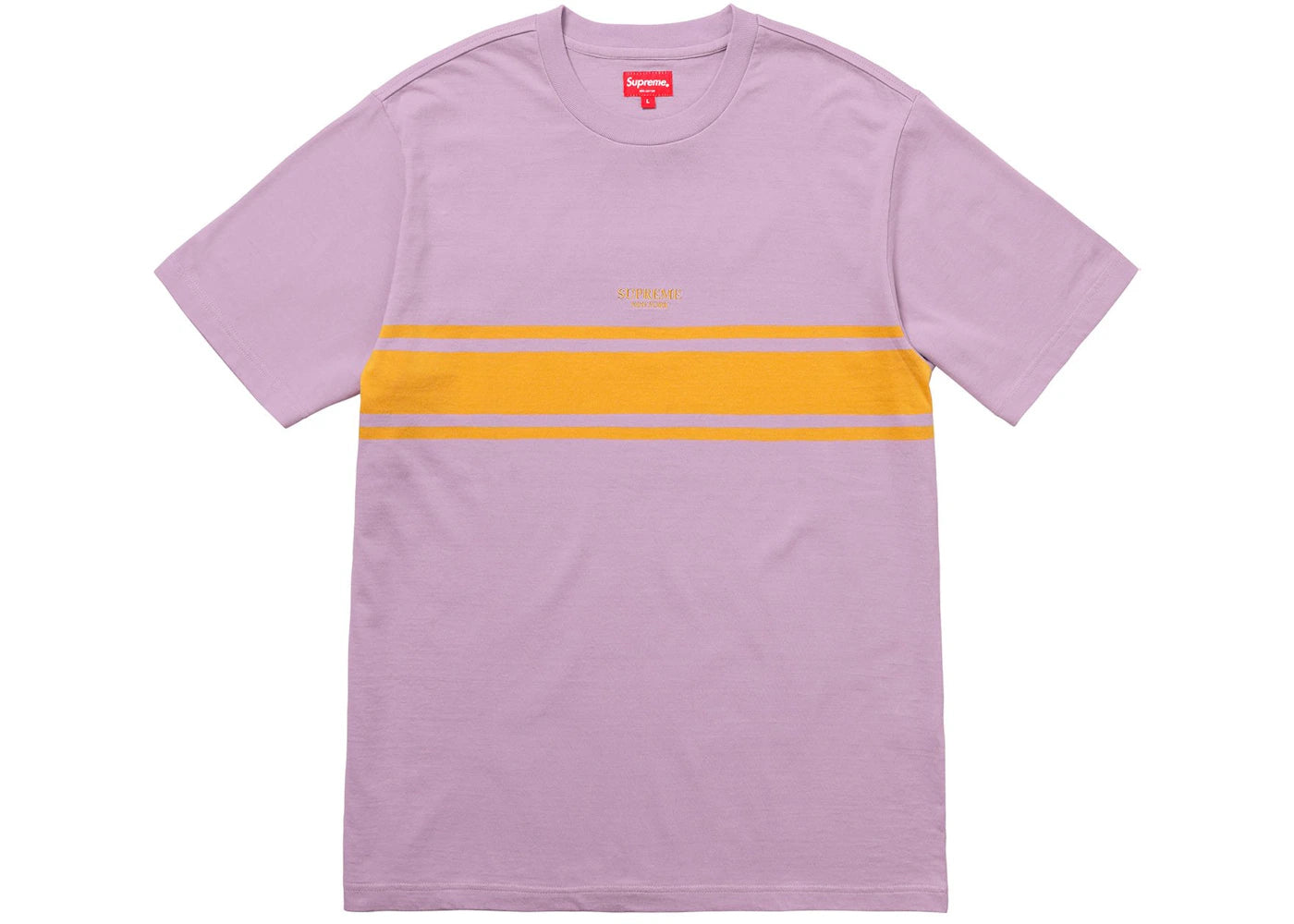 Supreme Stripe Tee Dusty Purple