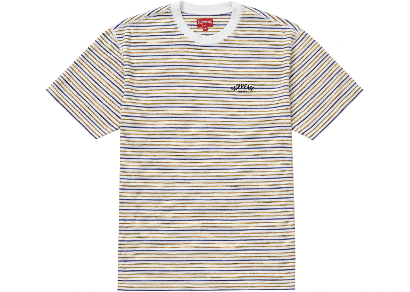 Supreme Stripe Thermal S/S Top White