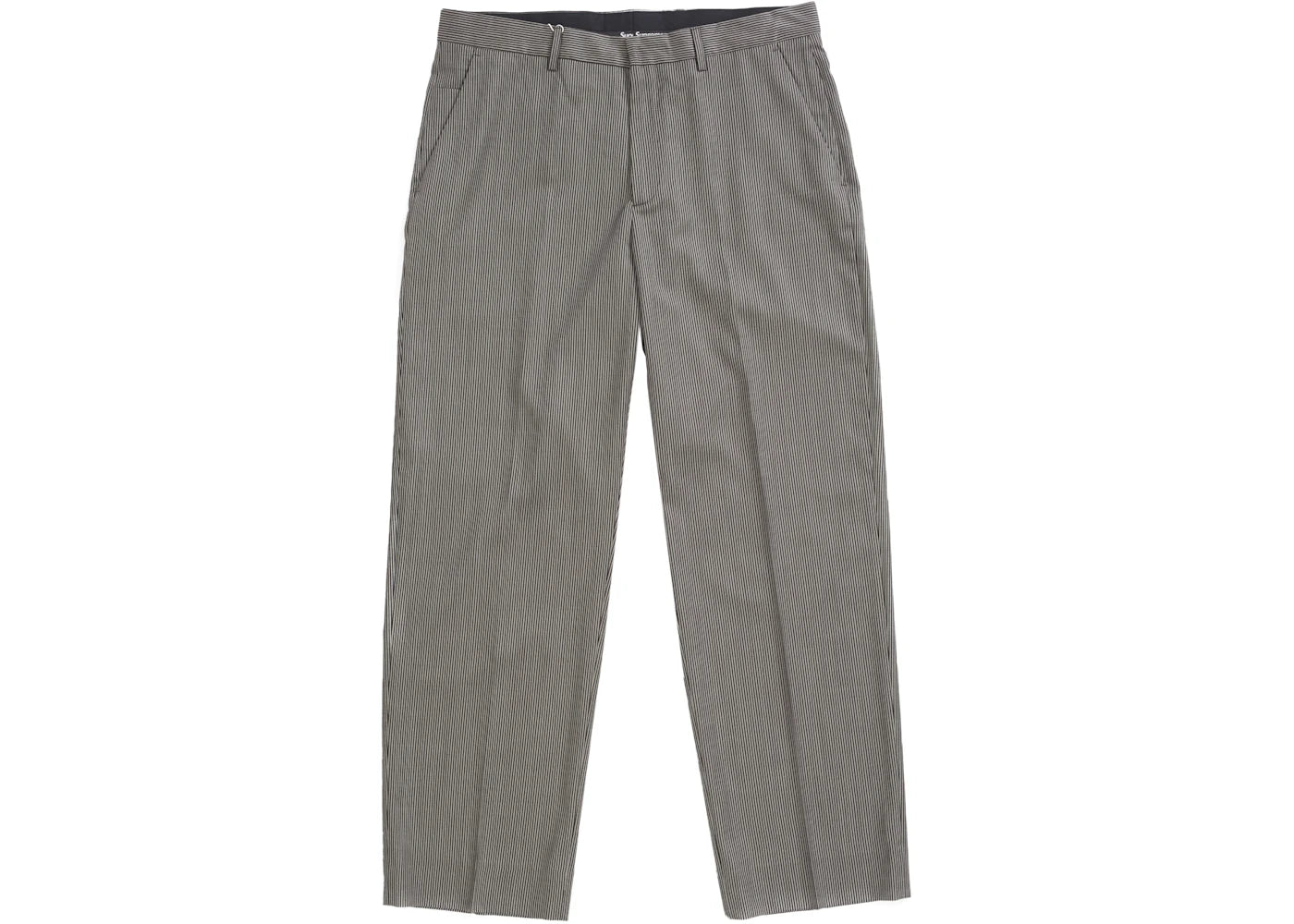 Supreme Striped Wool Trouser Brown Stripe