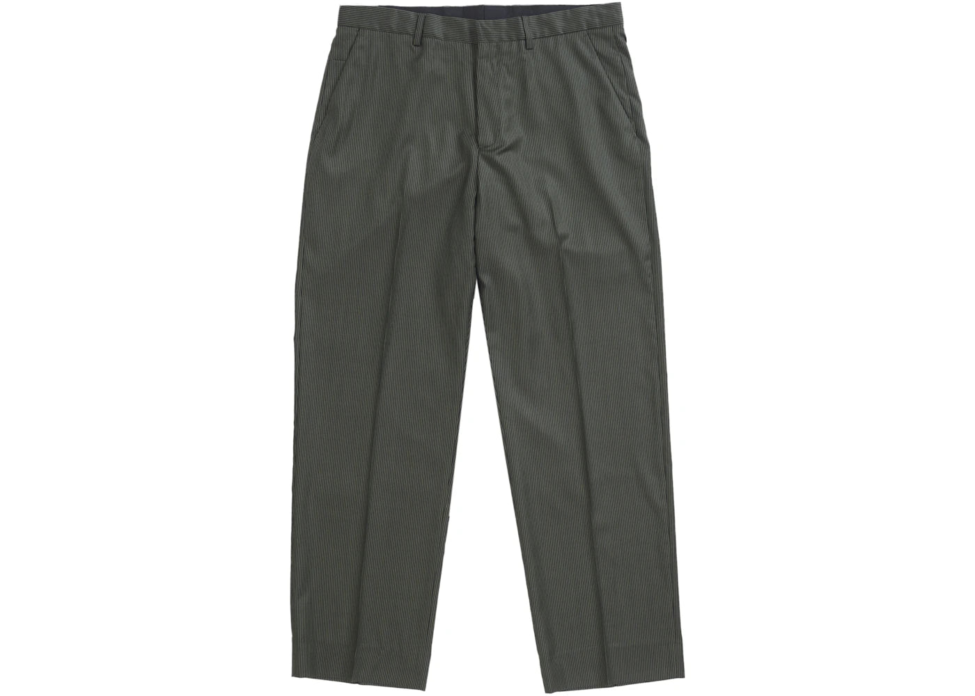 Supreme Striped Wool Trouser Green Stripe