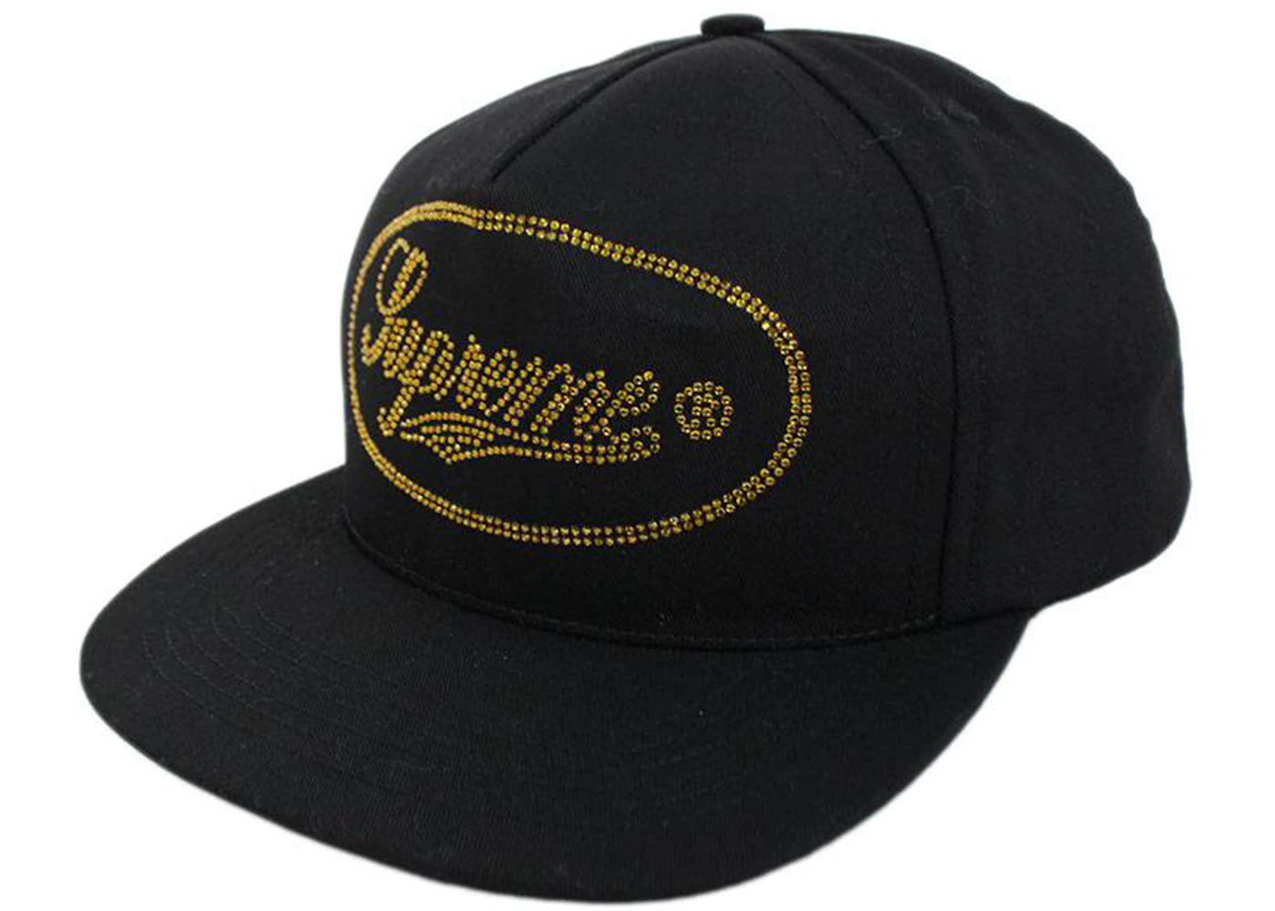 Supreme Studded Script Logo 5-Panel Black