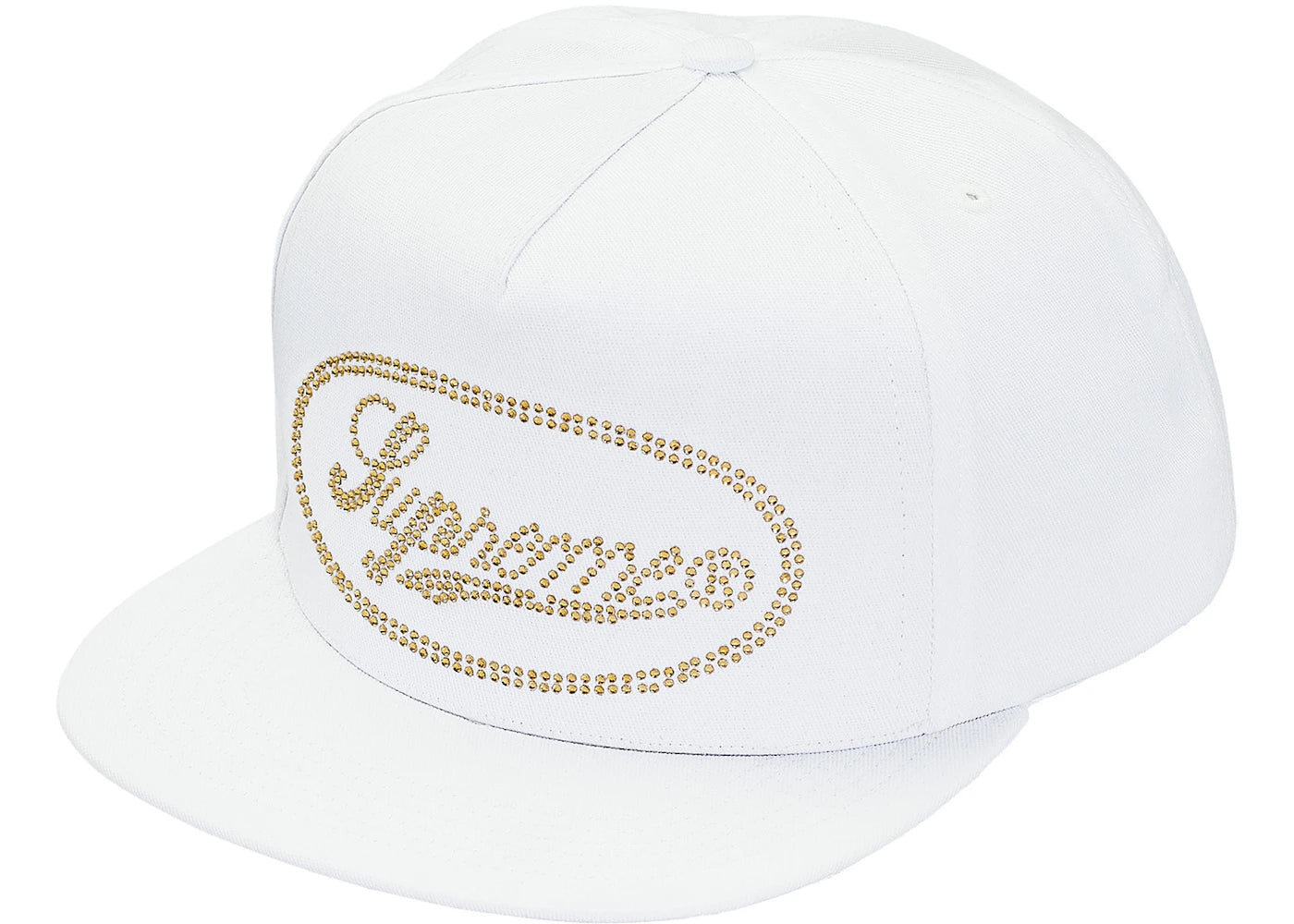 Supreme Studded Script Logo 5-Panel White