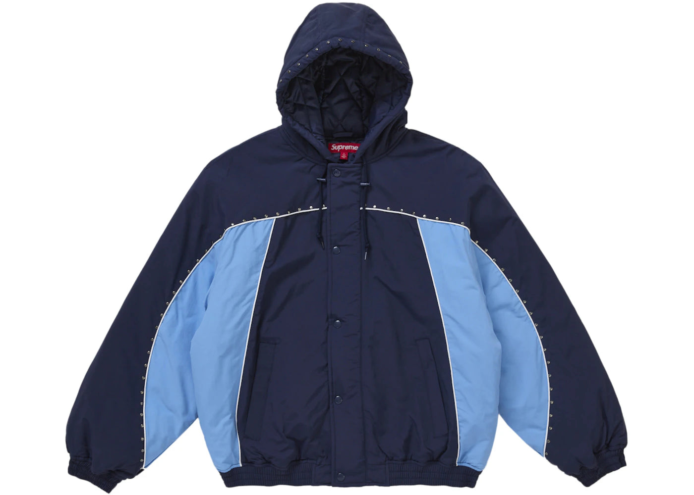 Supreme Studded Stadium Jacket Navy – Side Kicks