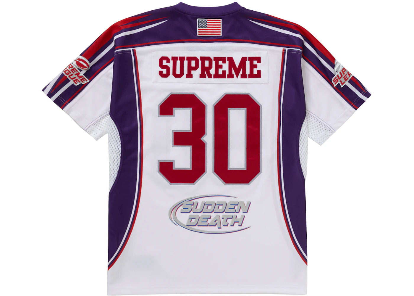 Supreme Sudden Death Football Jersey White