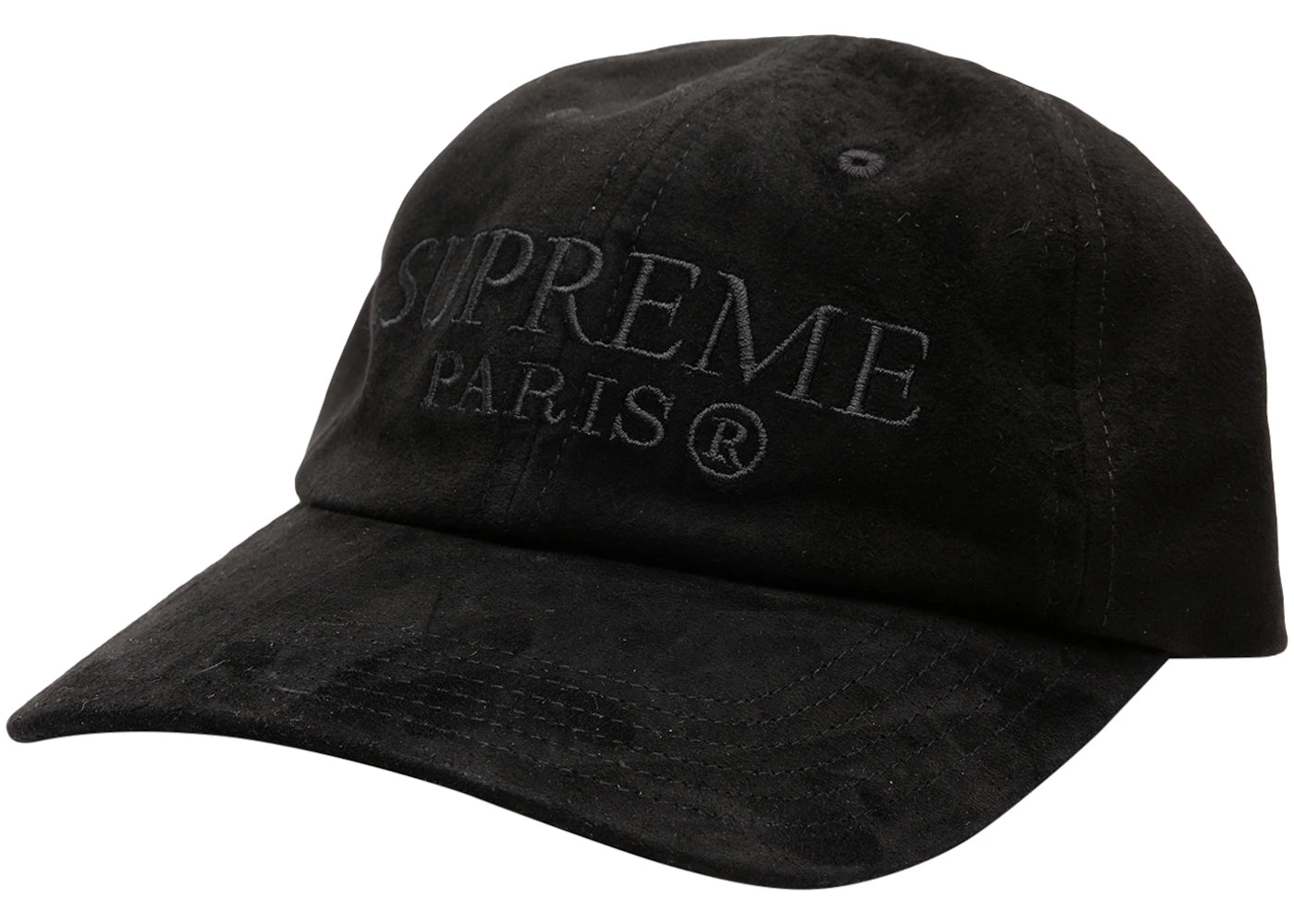 Supreme Suede 6-Panel Black