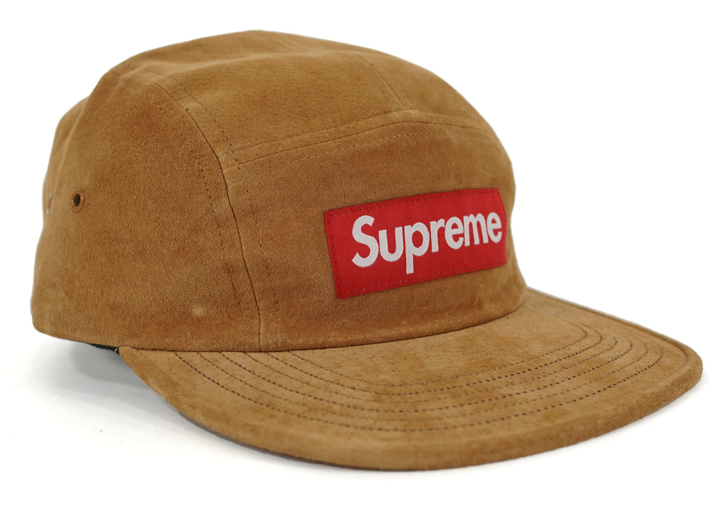 Supreme Suede Camp Cap Brown