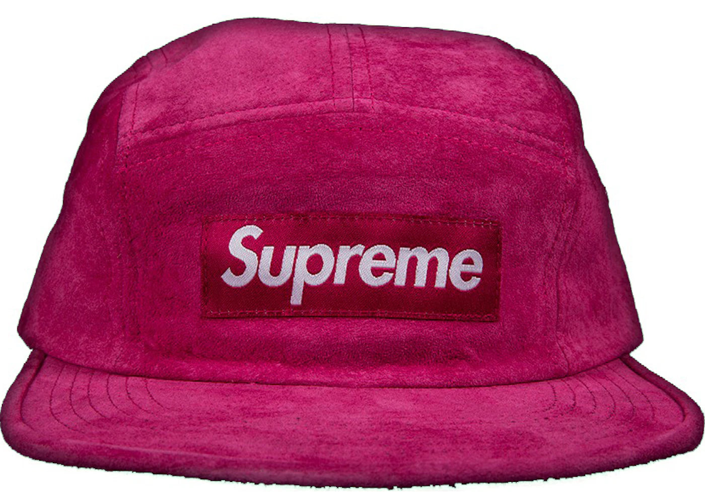 Supreme Suede Camp Cap Magenta