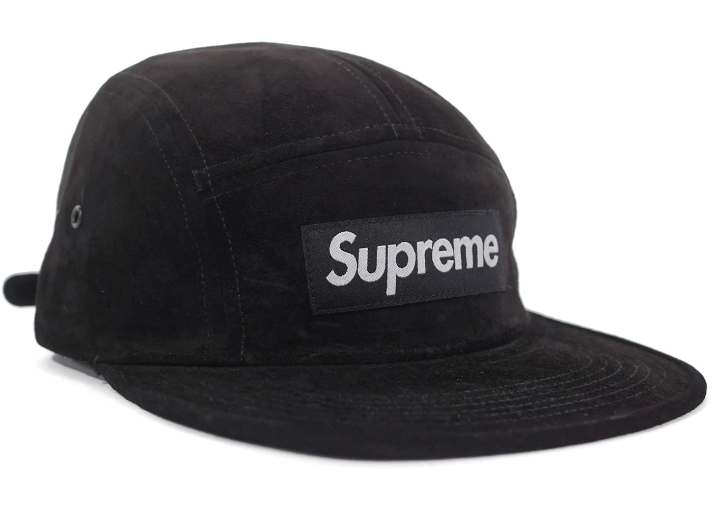 Supreme Suede Camp Cap (SS18) Black