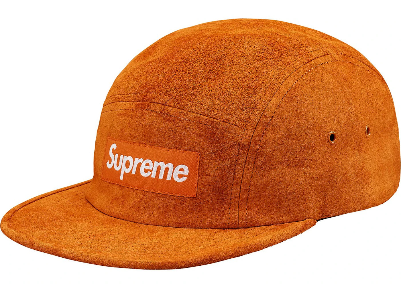 Supreme Suede Camp Cap (SS18) Light Orange