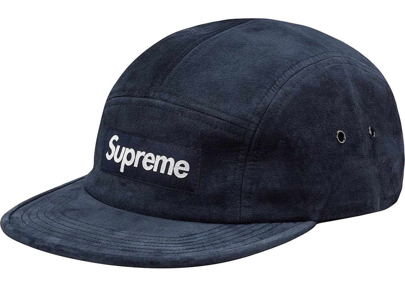 Supreme Suede Camp Cap (SS18) Navy