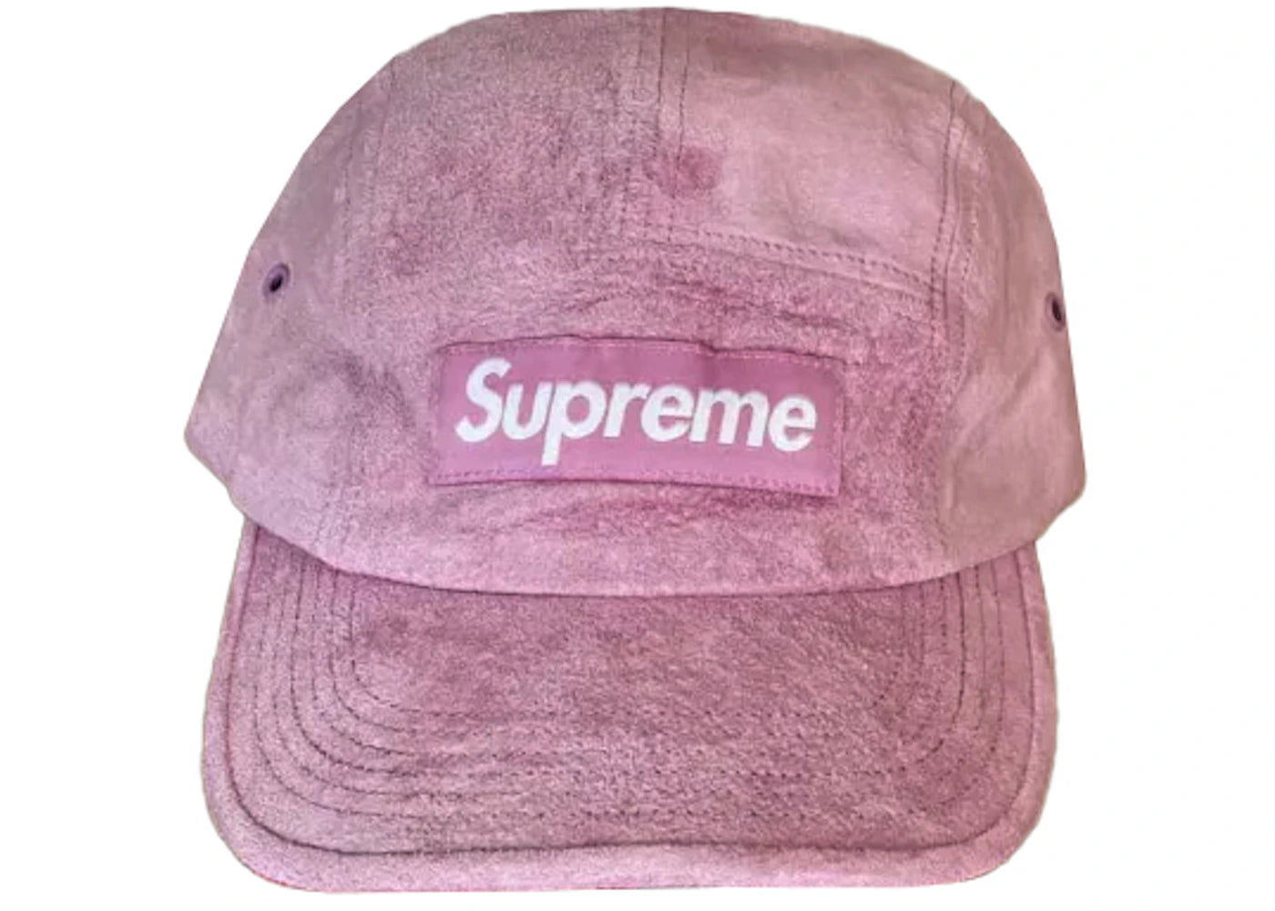 Supreme Suede Camp Cap (SS23) Pink