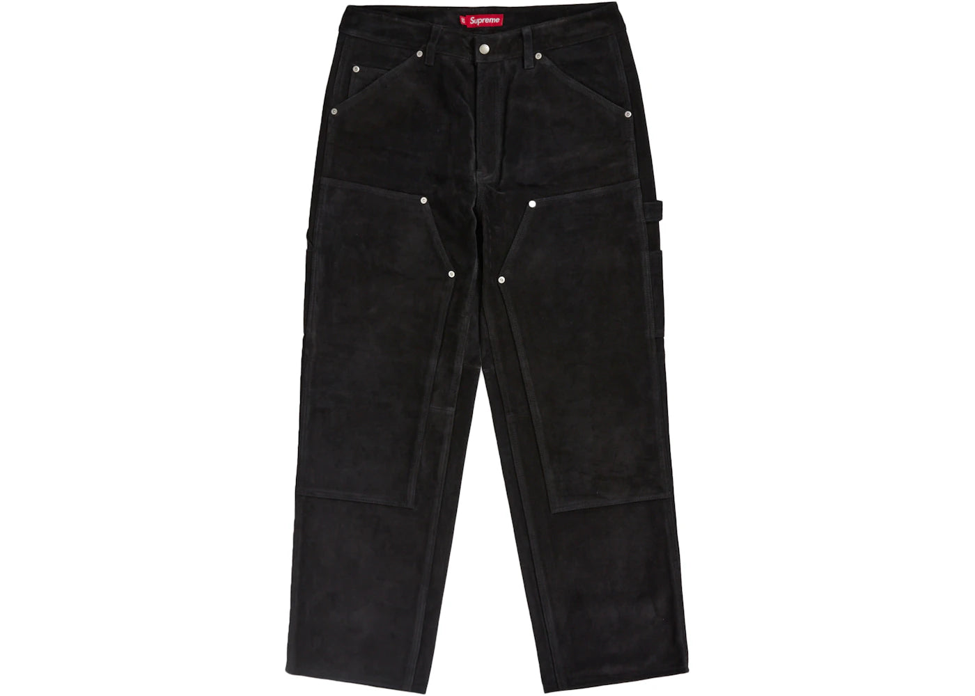 Supreme Suede Double Knee Painter Pant Black