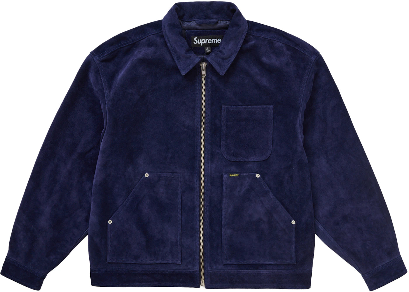 Supreme Suede Work Jacket Blue