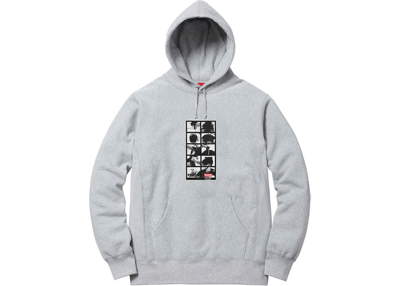 Supreme Sumo Hooded Sweatshirt Grey