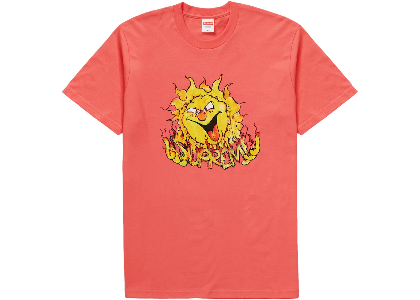 Supreme Sun Tee Bright Coral