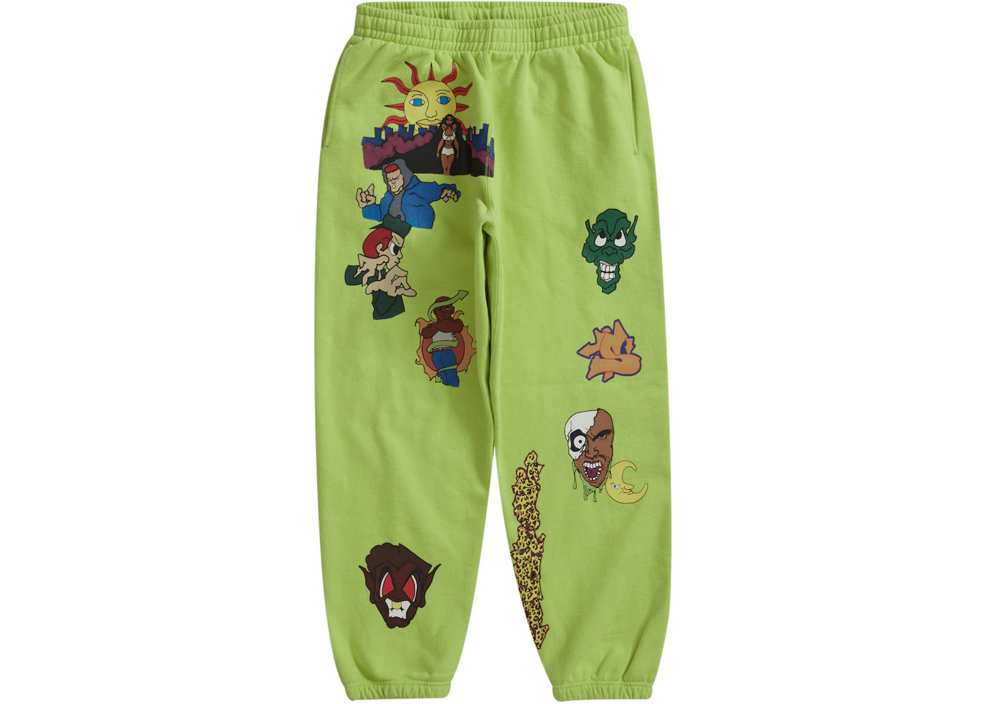 Supreme Sunrise Sweatpant Acid Green