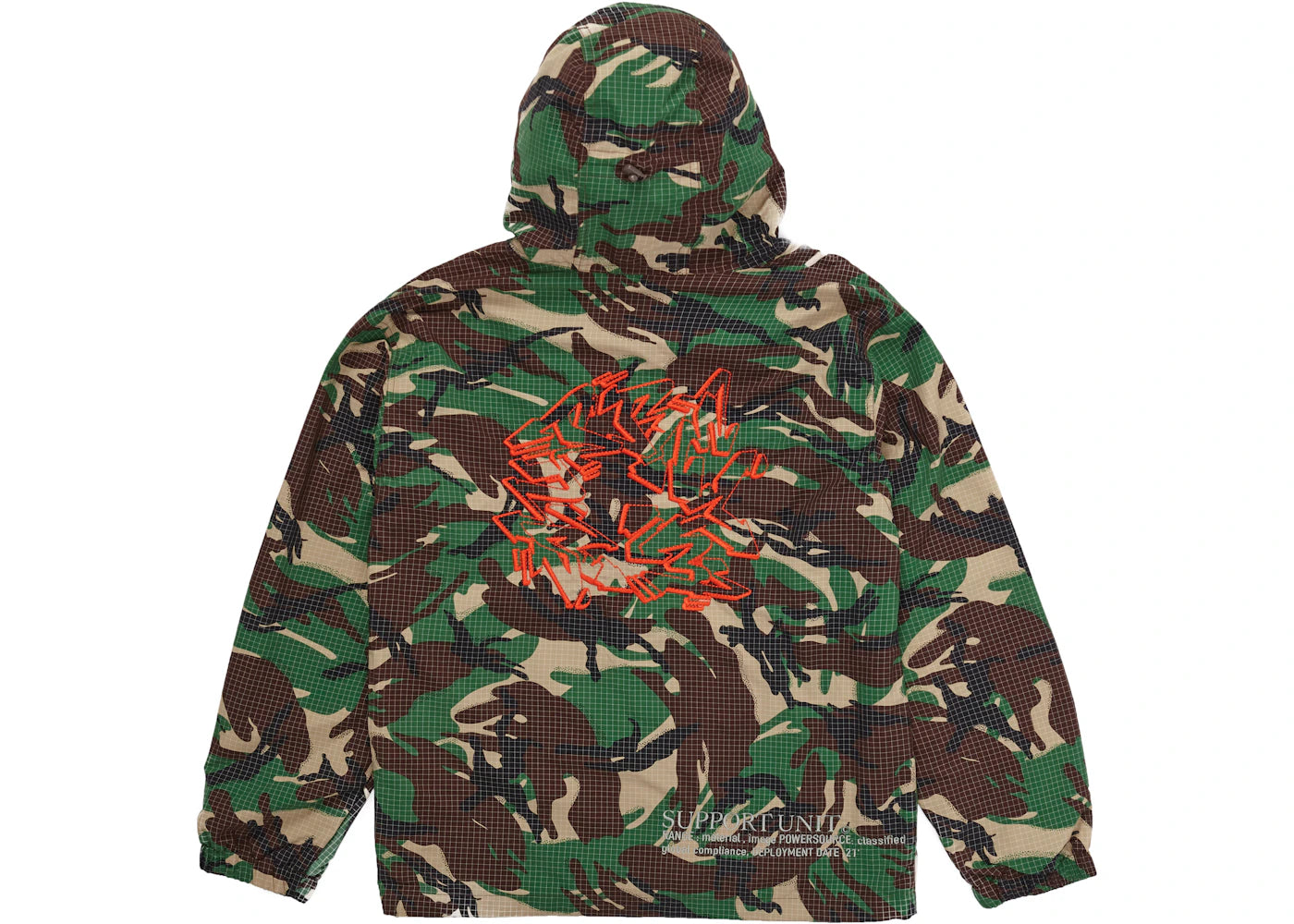 Supreme Support Unit Nylon Ripstop Jacket Swirl Camo