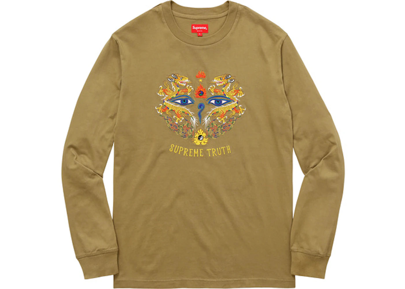 Supreme Supreme Truth Long Sleeve Tee Olive