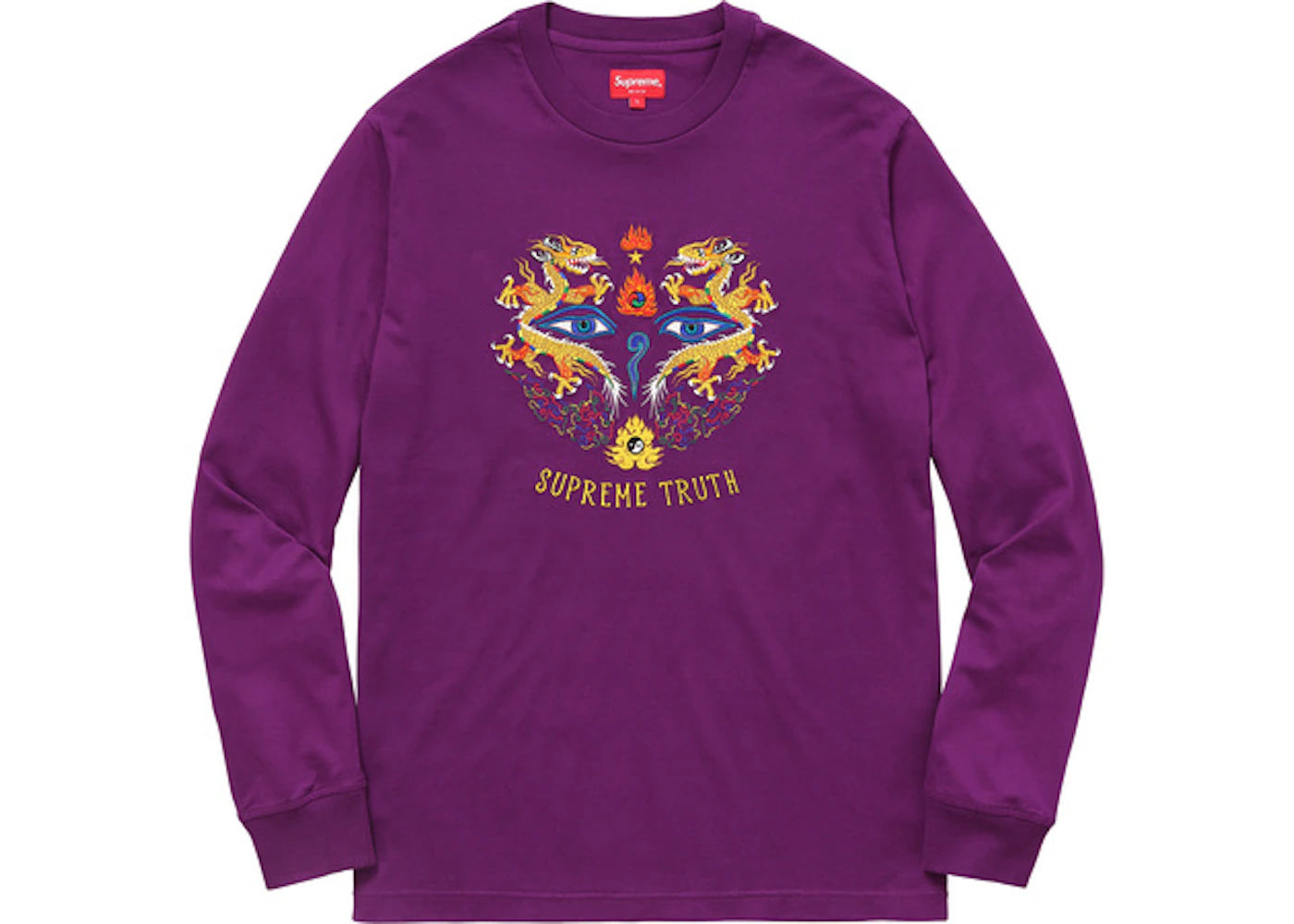 Supreme Supreme Truth Long Sleeve Tee Purple