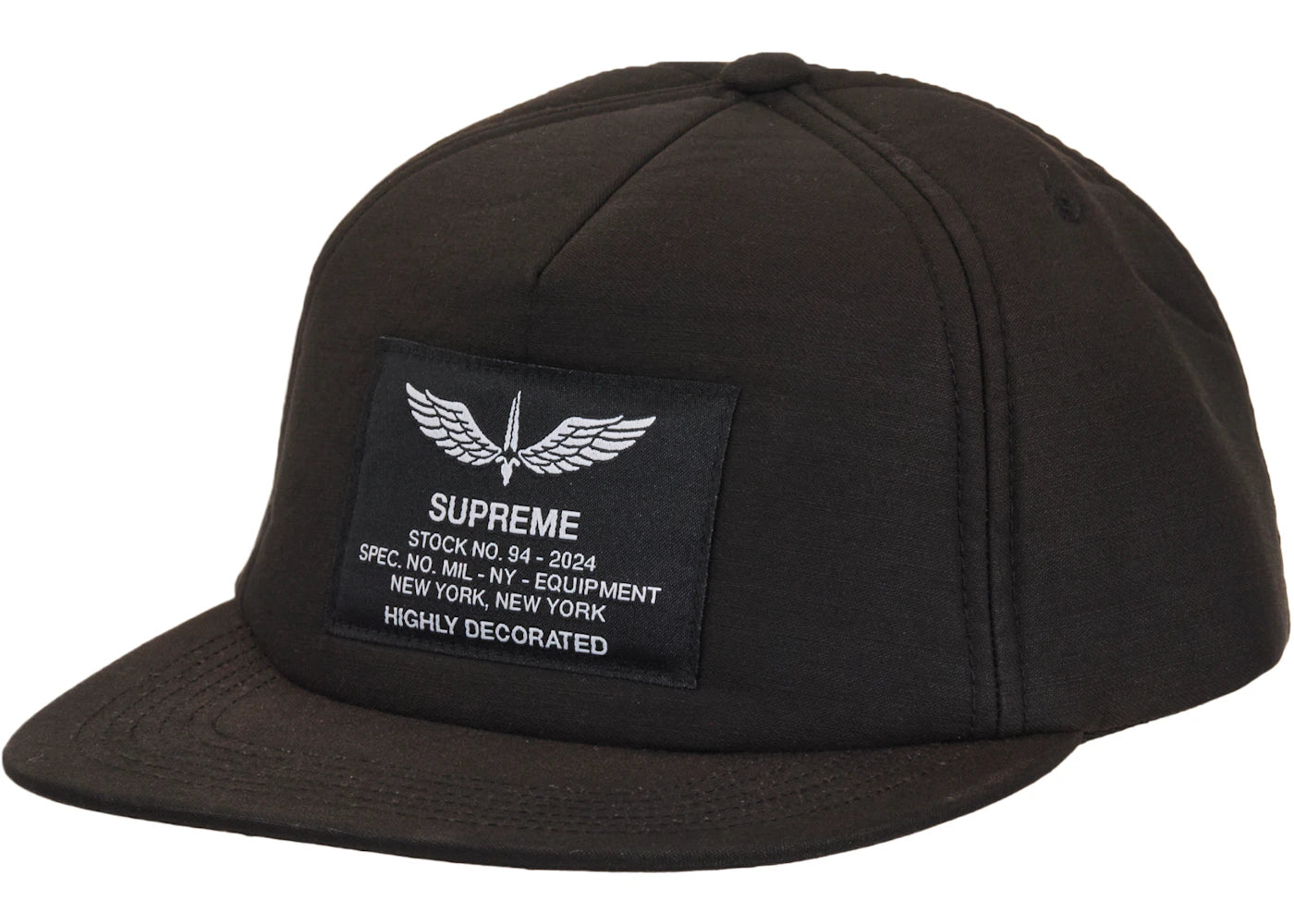 Supreme Surplus 5-Panel Black