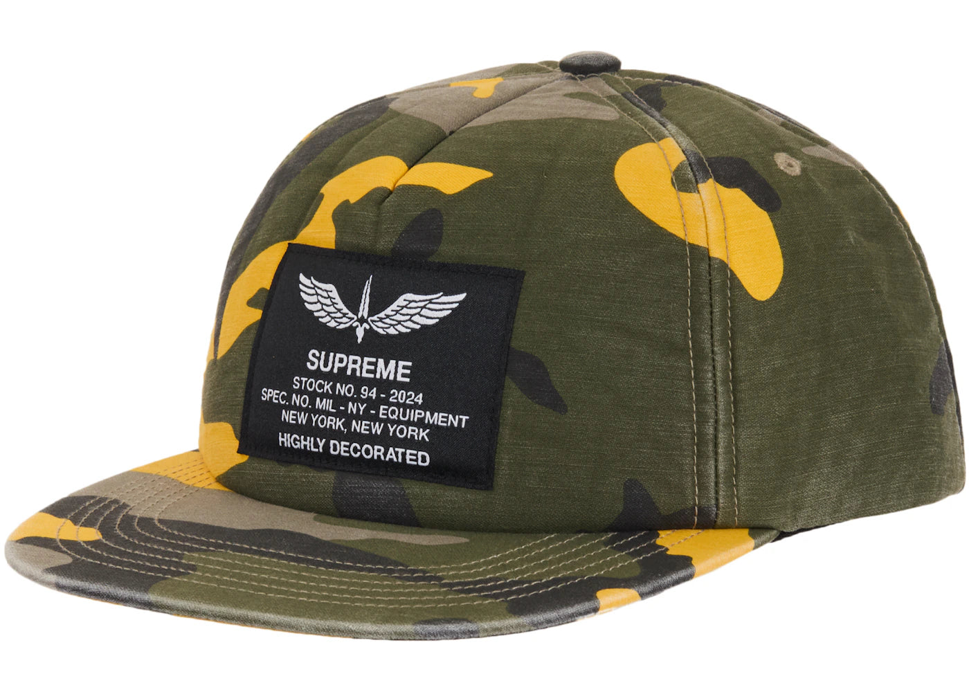 Supreme Surplus 5-Panel Yellow Camo