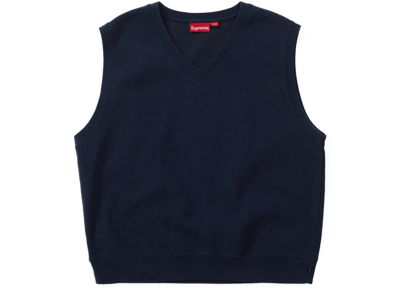 Supreme Sweatshirt Vest Navy
