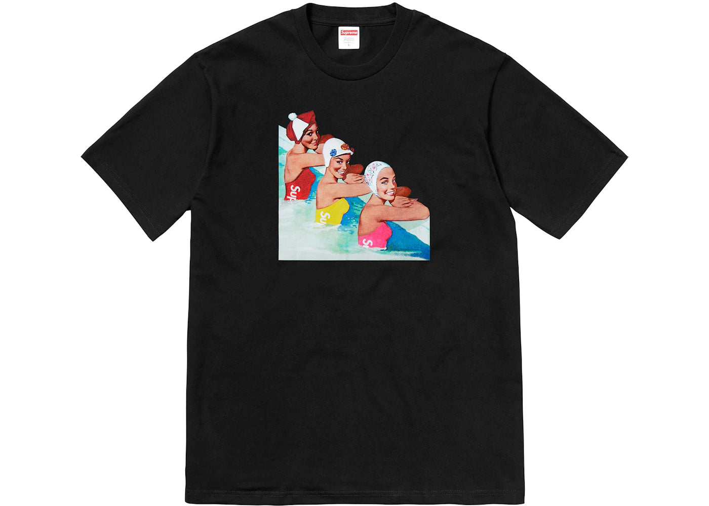 Supreme Swimmers Tee Black