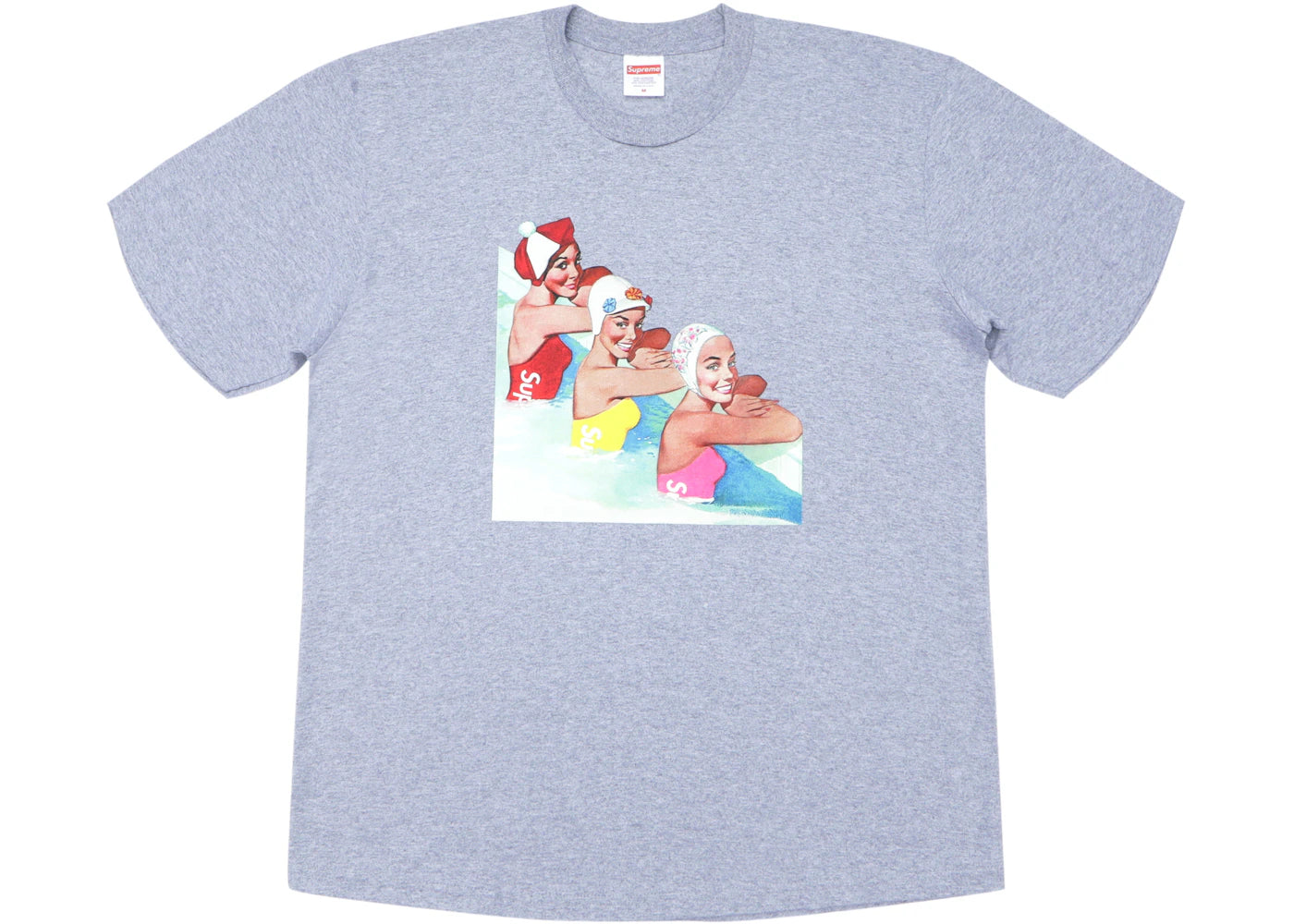 Supreme Swimmers Tee Heather Grey