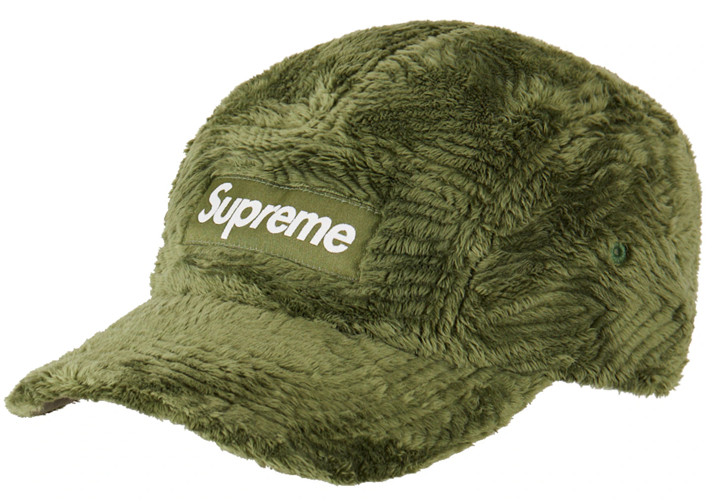 Supreme Swirl Fleece Camp Cap Olive