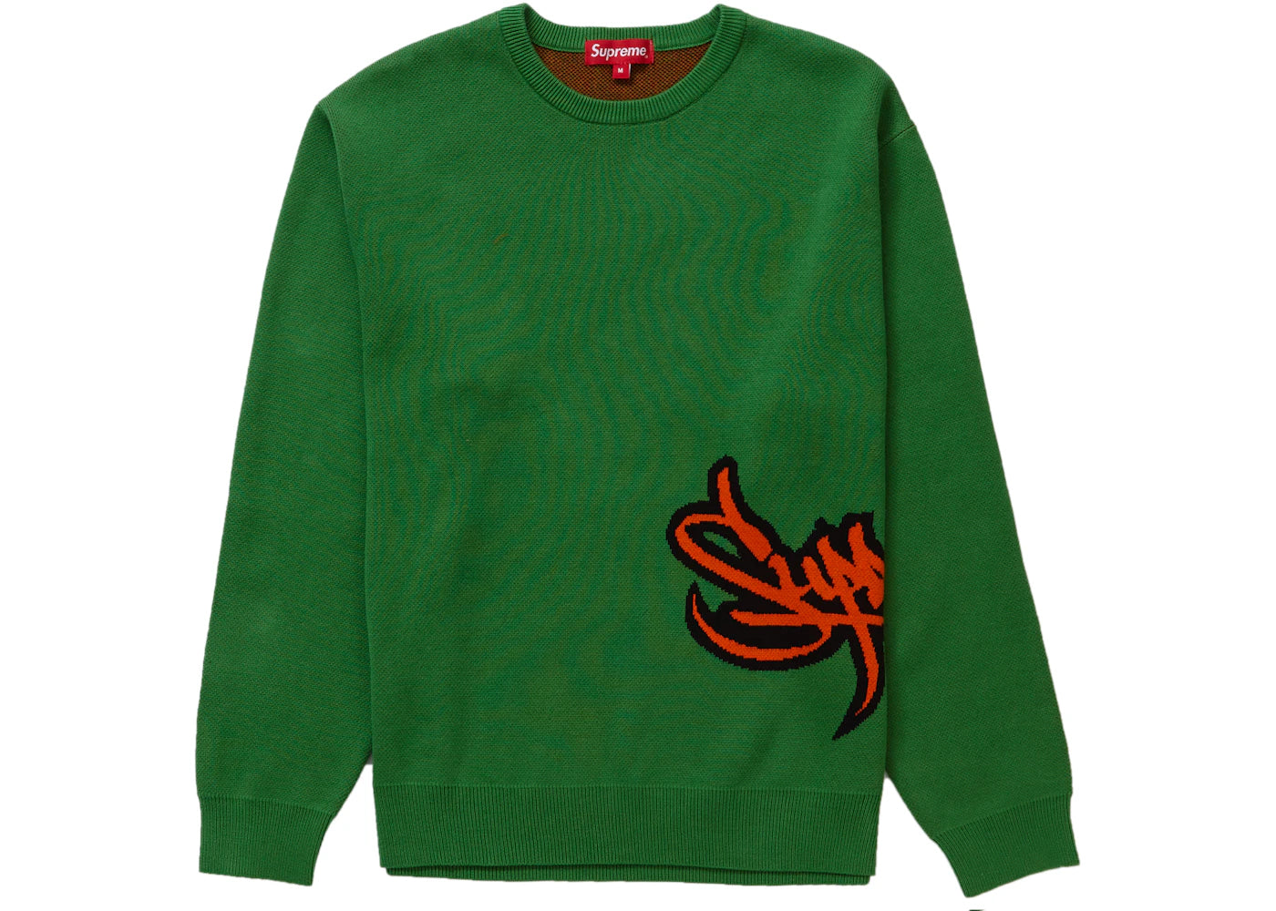 Supreme Tag Logo Sweater Green