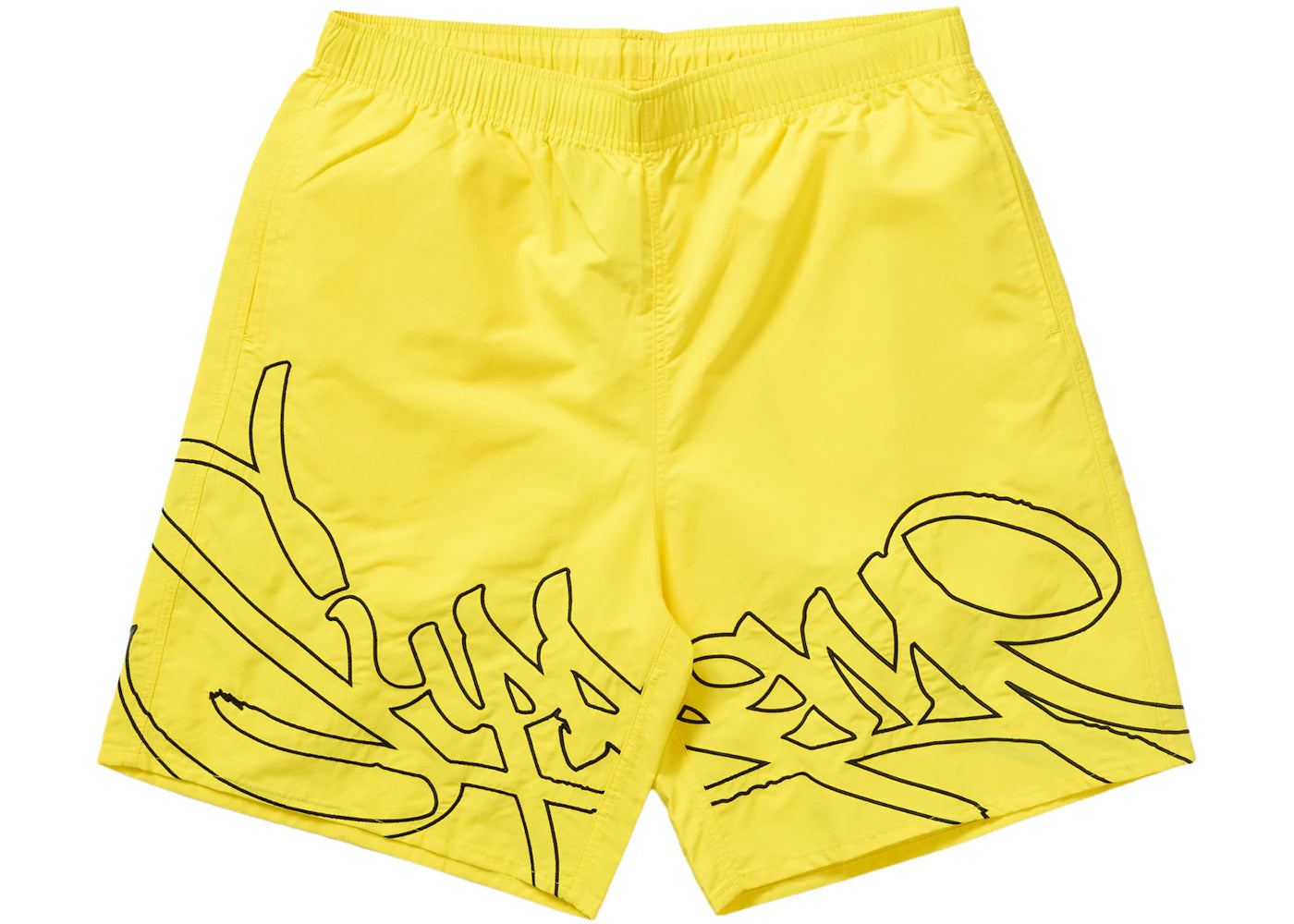 Supreme Tag Water Short Yellow