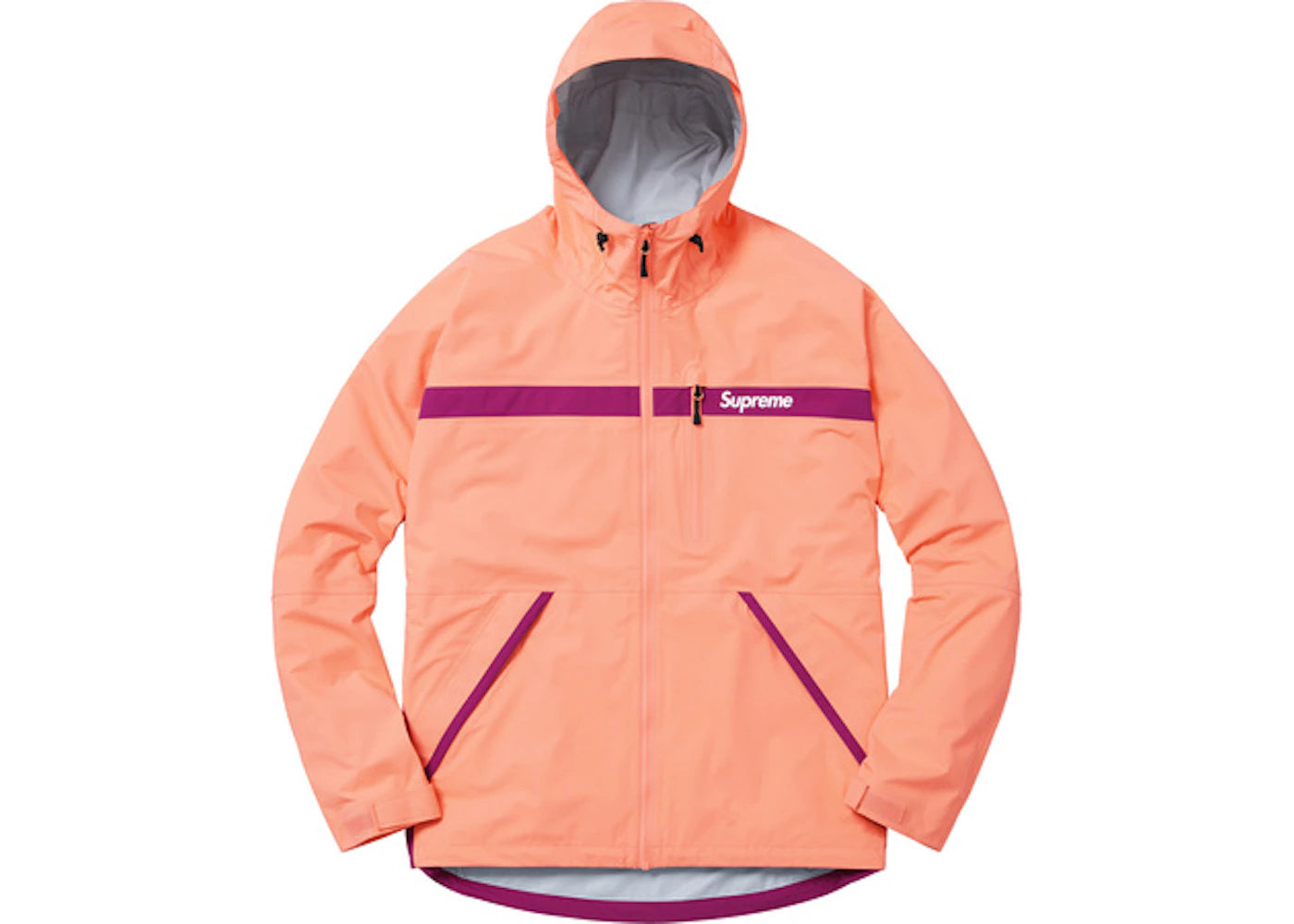 Supreme Taped Seam Jacket (SS17) Light Coral