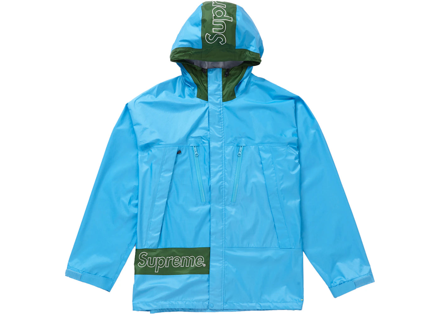 Supreme Taped Seam Jacket (SS19) Cyan