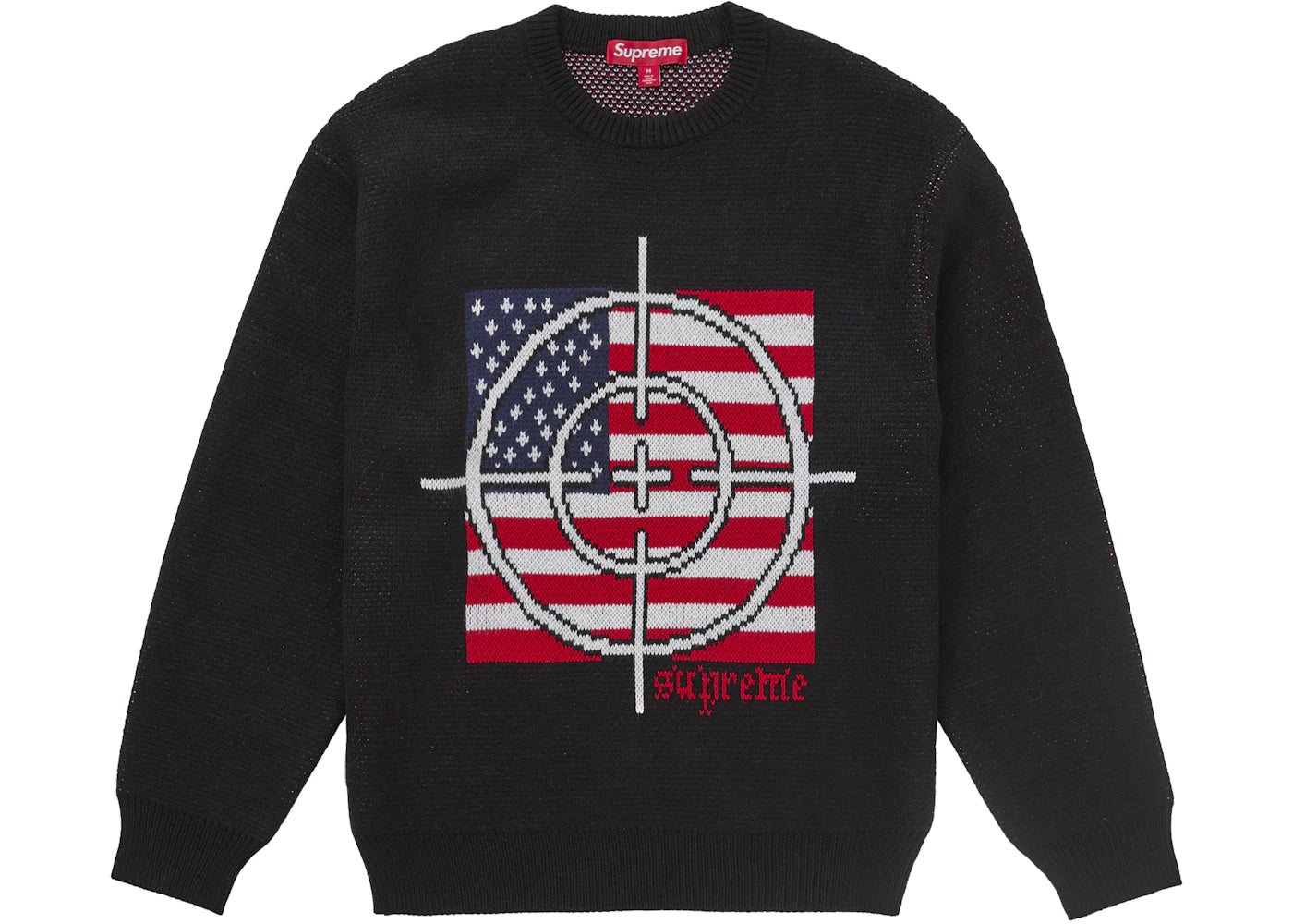 Supreme Target Sweater Black