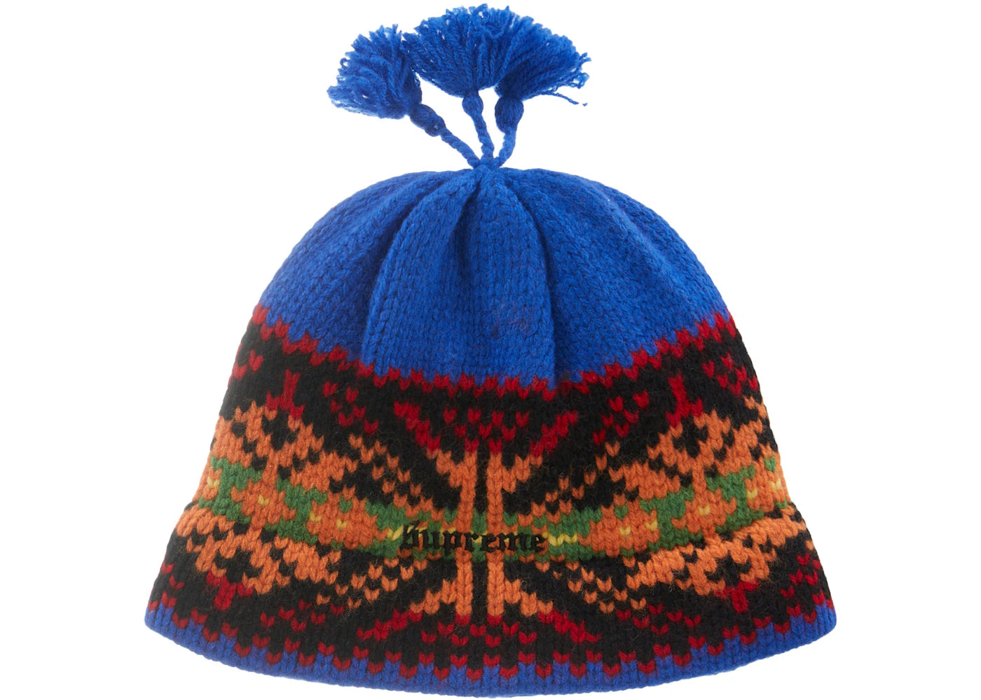 Supreme Tassel Beanie Royal