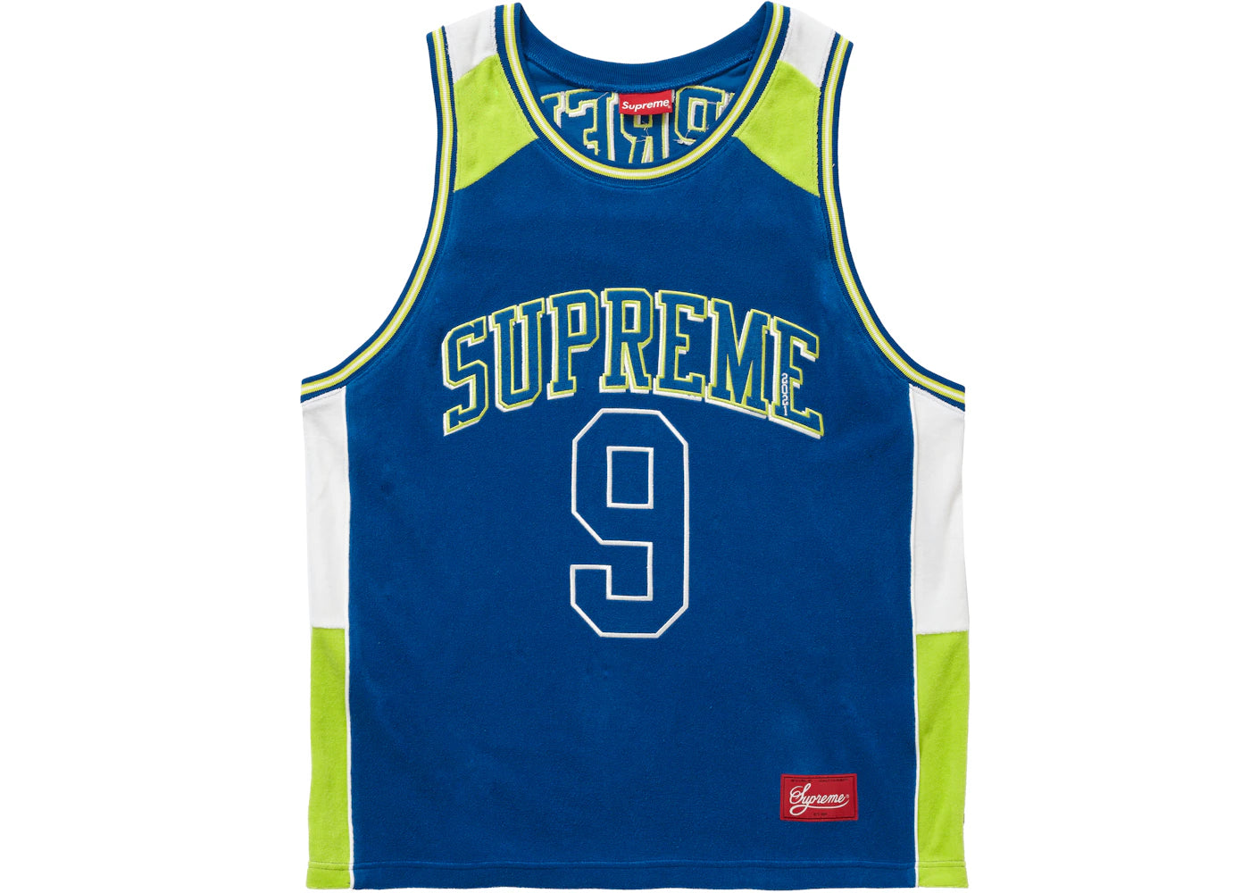 Supreme Terry Basketball Jersey Royal