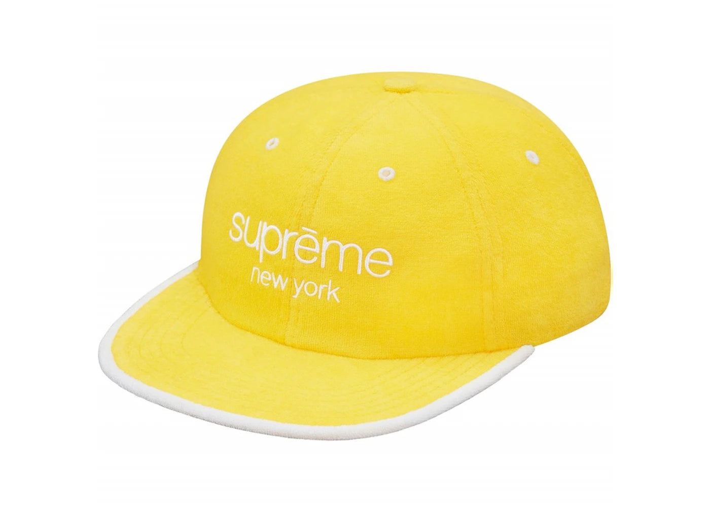 Supreme Terry Classic Logo 6-Panel Yellow