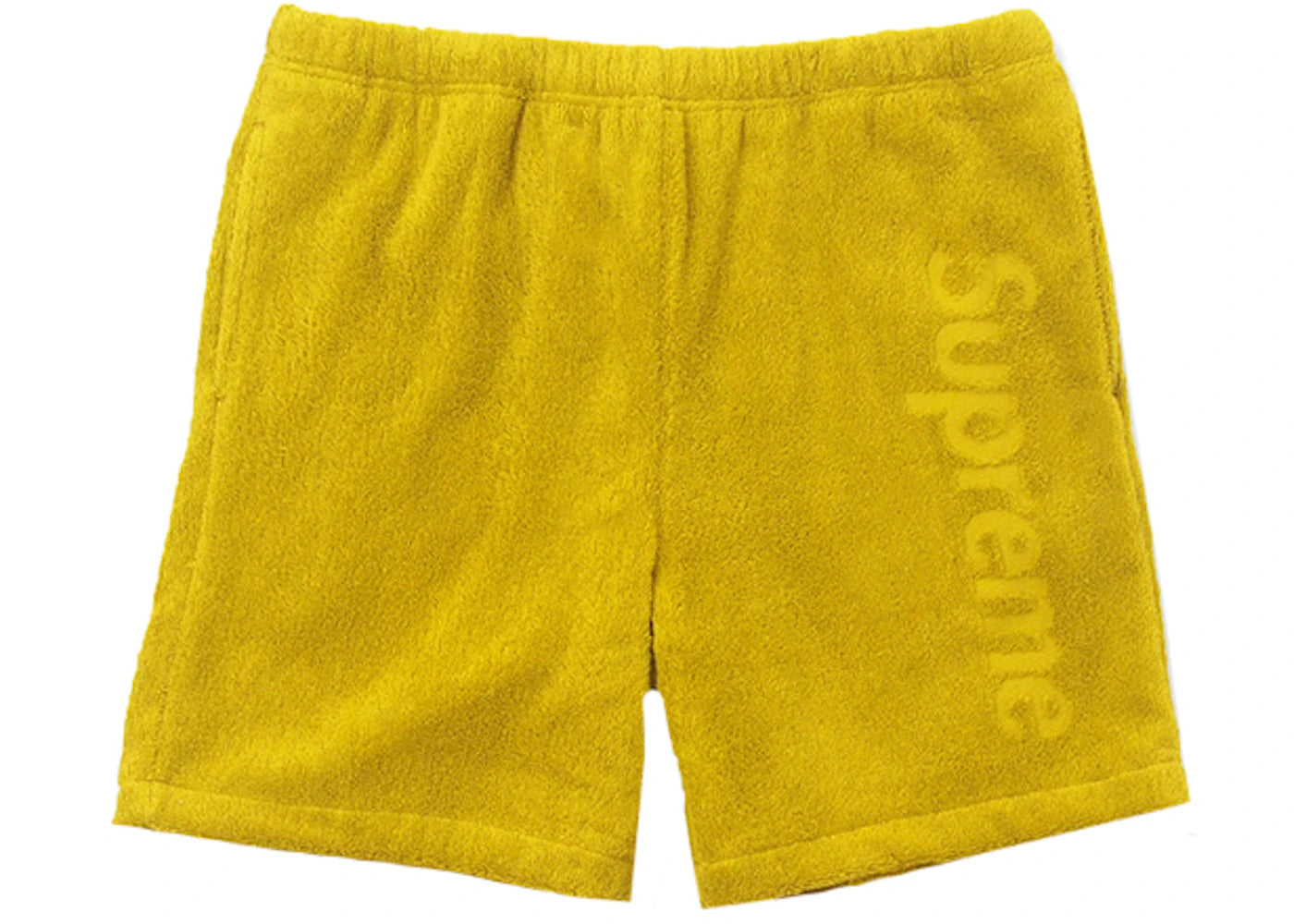 Supreme Terry Logo Short Sulphur