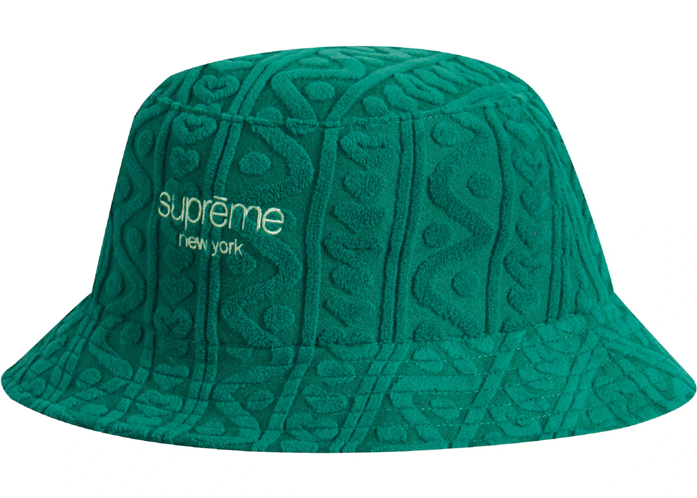 Supreme Terry Pattern Crusher Green