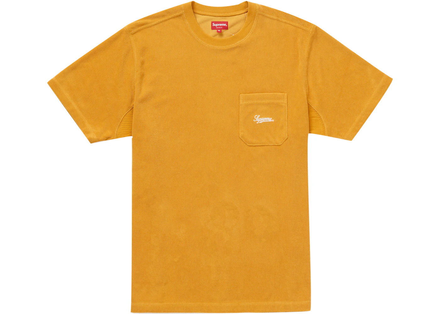 Supreme Terry Pocket Tee Gold