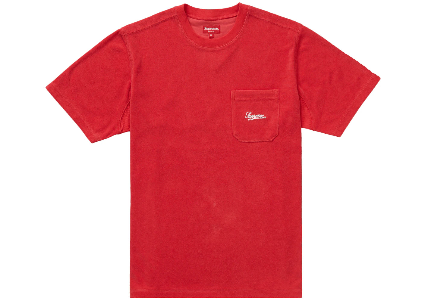 Supreme Terry Pocket Tee Red