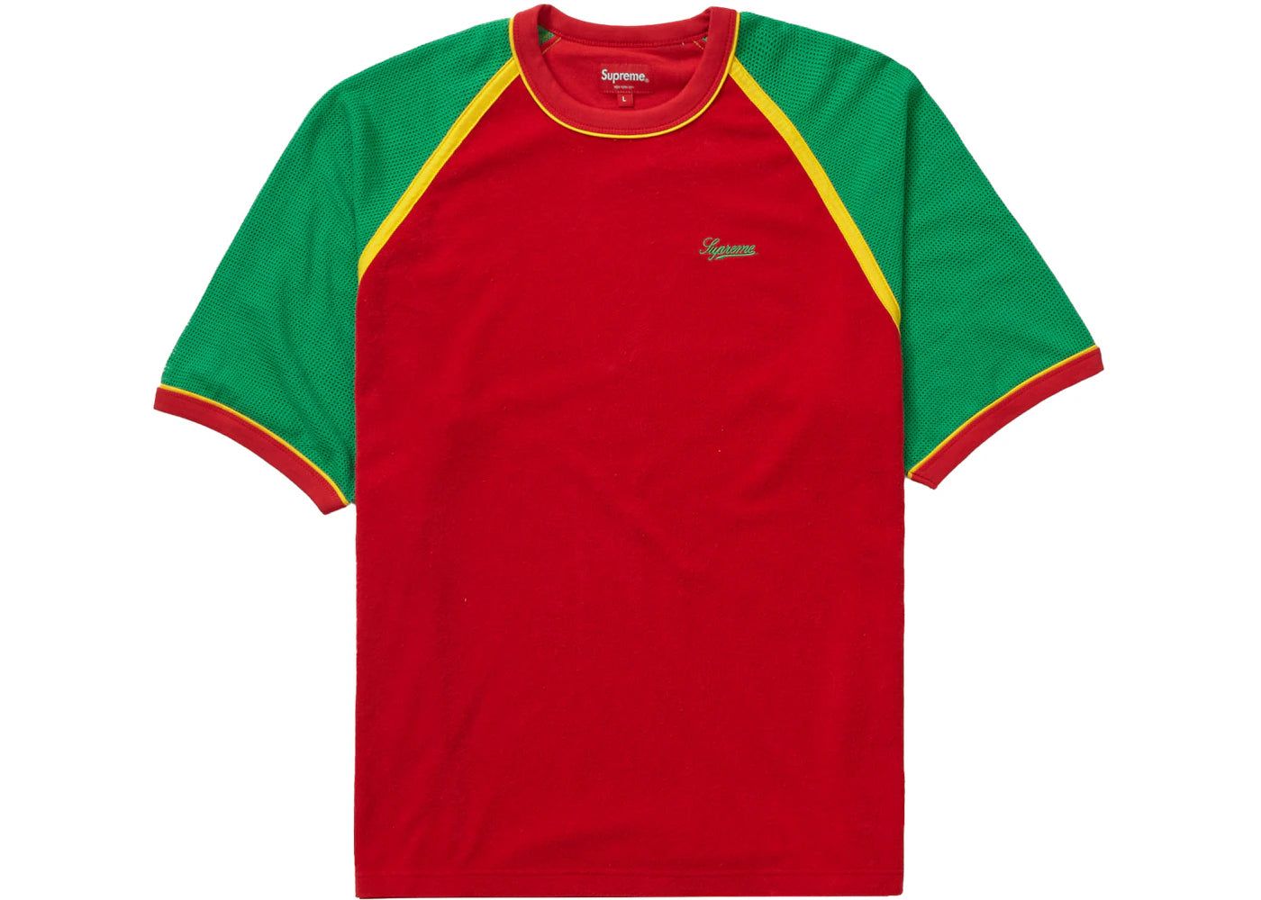 Supreme Terry Raglan S/S Top Red