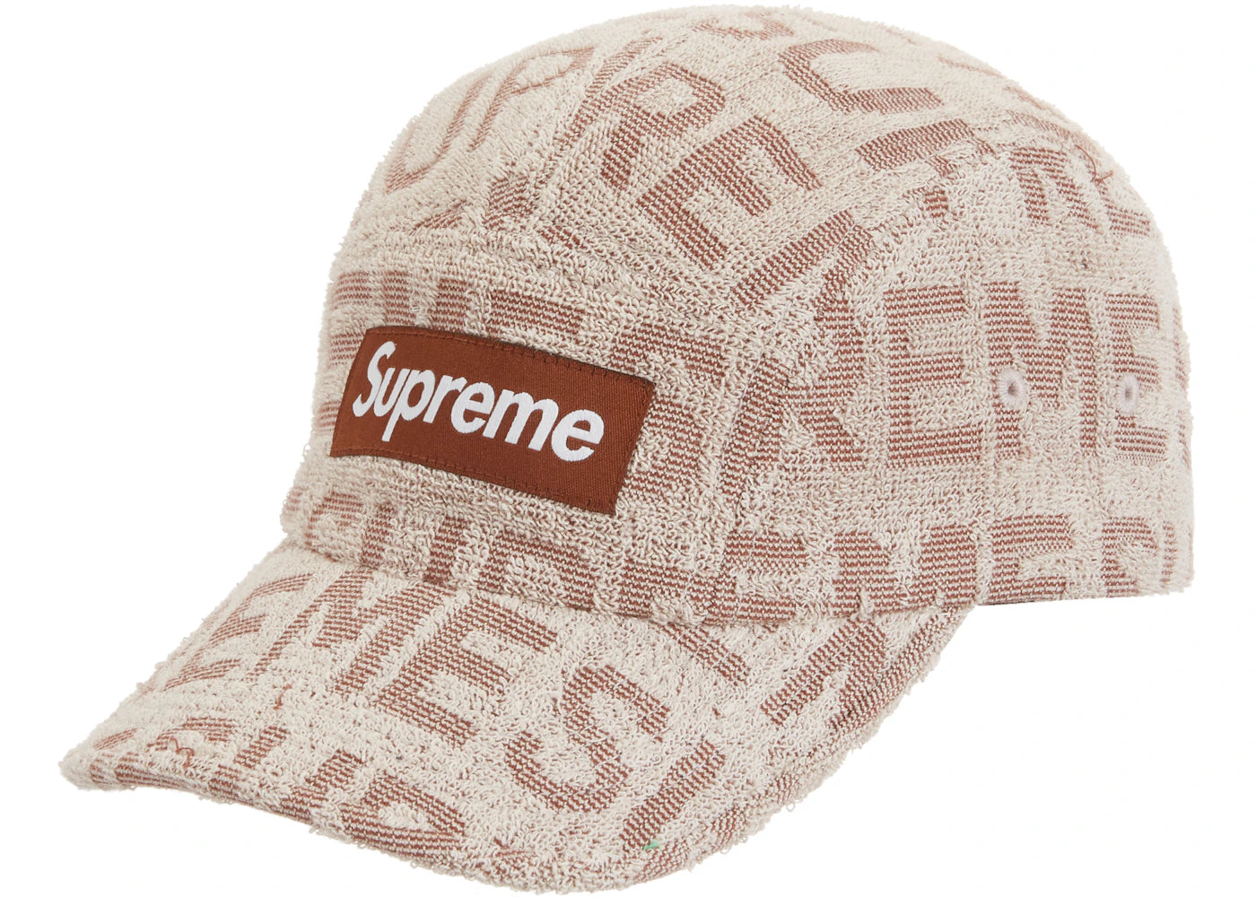 Supreme Terry Spellout Camp Cap Beige