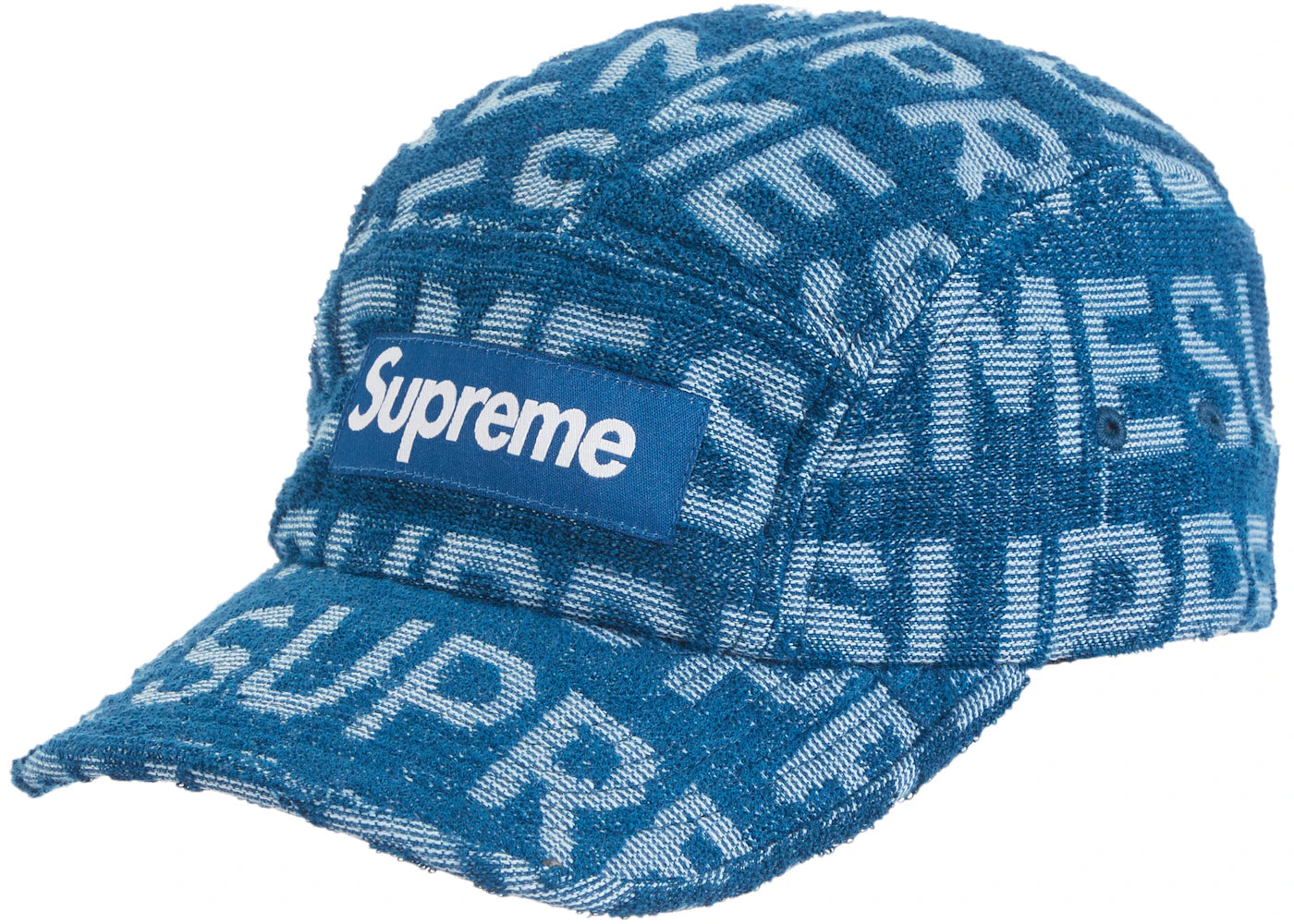 Supreme Terry Spellout Camp Cap Blue