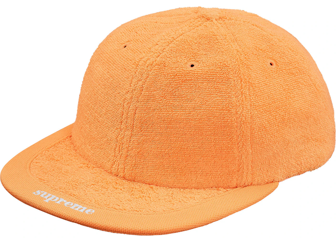 Supreme Terry Visor Logo 6-Panel Peach