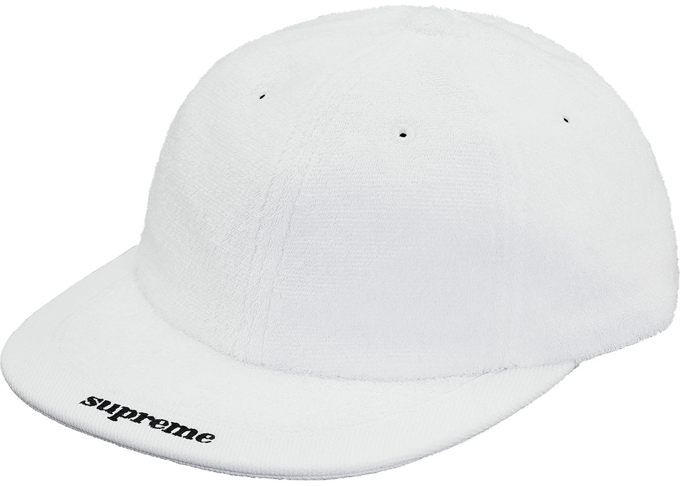 Supreme Terry Visor Logo 6-Panel White