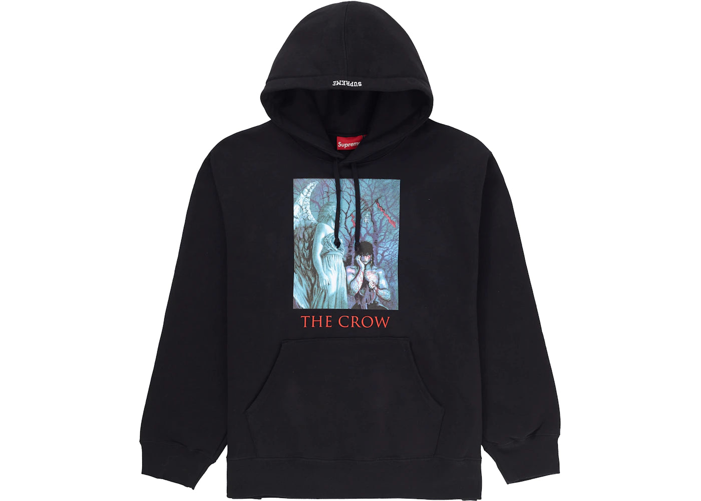 Supreme The Crow Hooded Sweatshirt Black